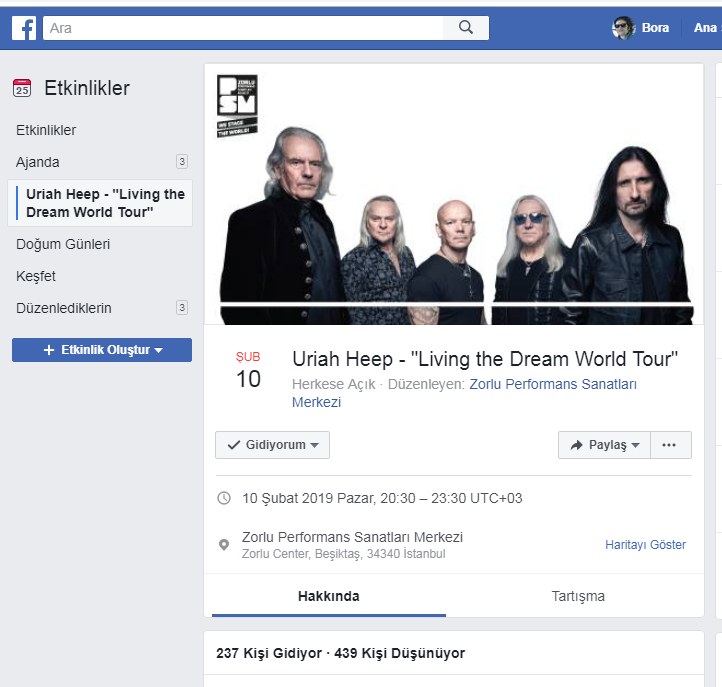 Uriah Heep İstanbul 2019